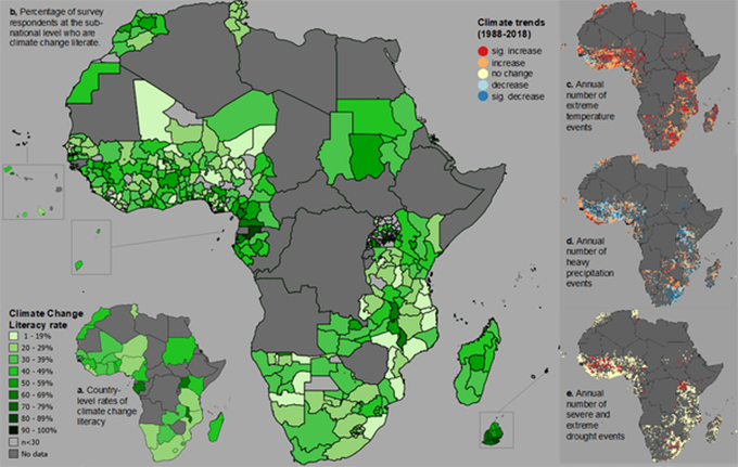 Africa’s first continent-wide survey of climate change literacy finds education is key