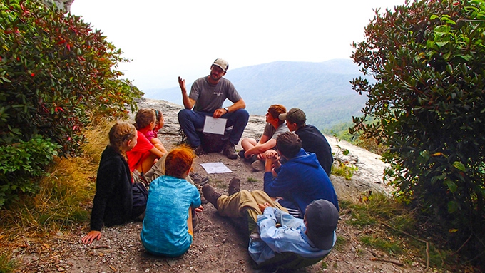 With the outdoor class, the school changes its outlook on environmental issues