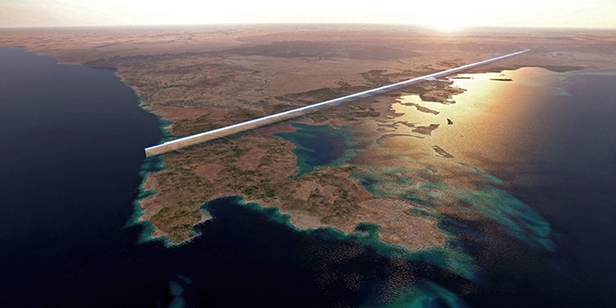 What is The Line, the 170km-long mirrored metropolis Saudi Arabia is building in the desert?