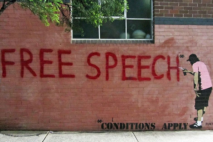 What are the limits of free speech? We may have arrived at them