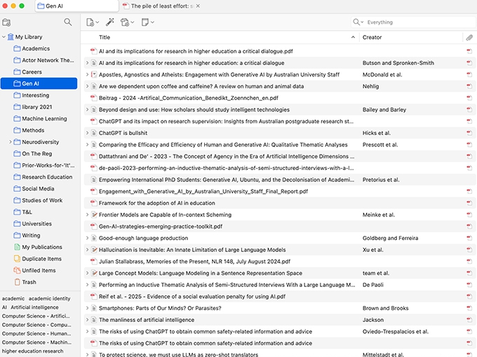 Reducing the cost of your digital academic life