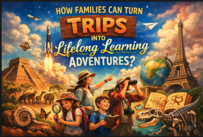 How families can turn trips into lifelong learning adventures?
