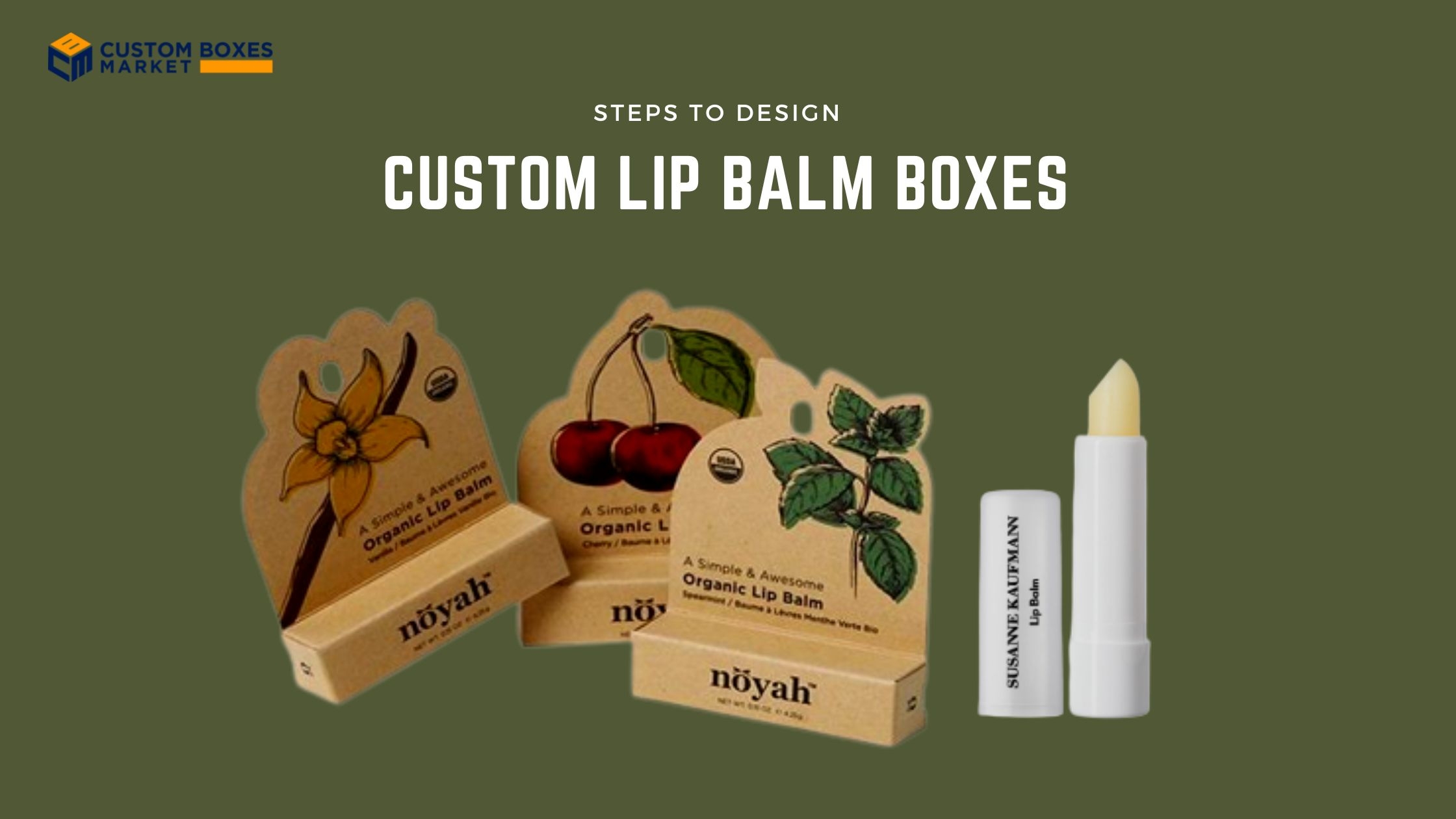 Steps To Design Custom Lip Balm Boxes Using Innovative Ideas