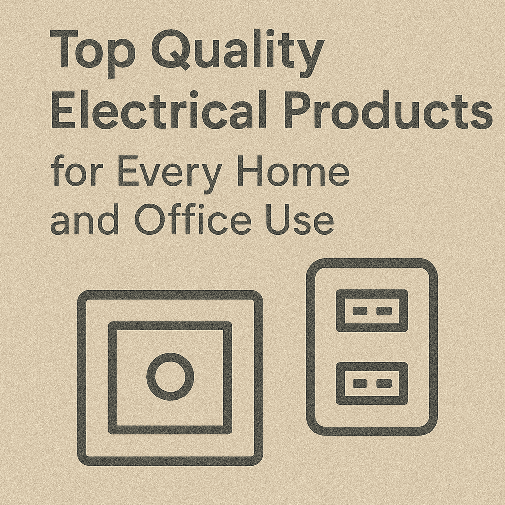 Top Quality Electrical Products for Every Home and Office Use