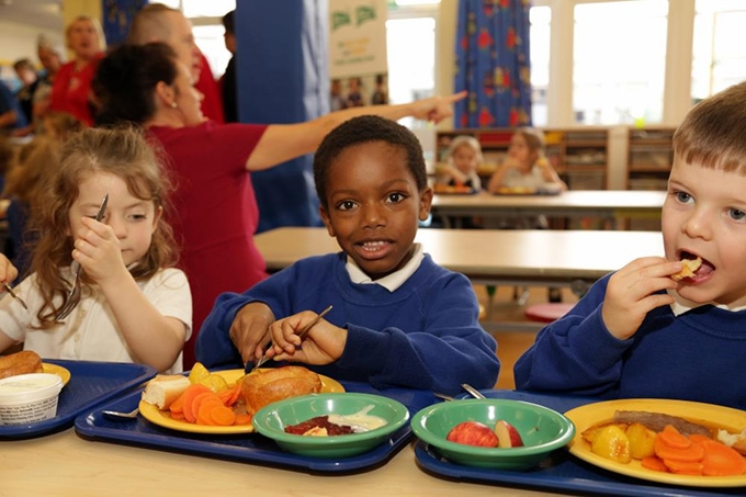 Universal access to free meals at schools can lead to lower grocery bills and healthier food purchases